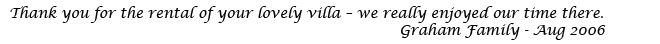 Guest Book Entry