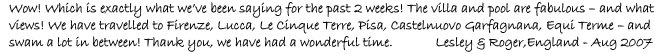 Guest Book Entry