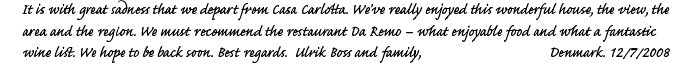 Guest Book Entry