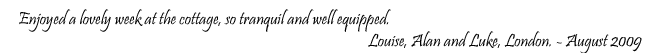 Guestbook entry